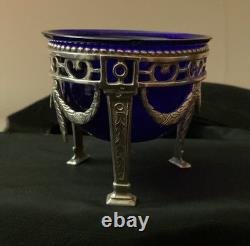 Antique Solid Silver Salt Cellar, First Empire Period