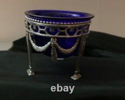 Antique Solid Silver Salt Cellar, First Empire Period