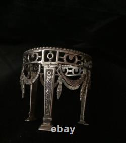 Antique Solid Silver Salt Cellar, First Empire Period