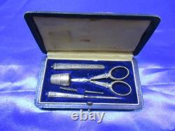 Antique Solid Silver Sewing Kit