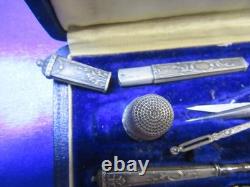 Antique Solid Silver Sewing Kit