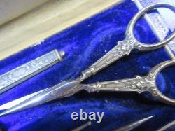 Antique Solid Silver Sewing Kit