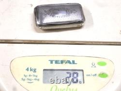 Antique Solid Silver Snuff Box