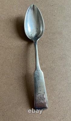 Antique Solid Silver Spoon Russia 1873