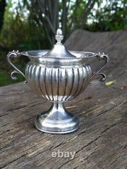 Antique Solid Silver Sugar Bowl 134 g