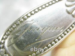 Antique Solid Silver Table Spoon, Minerva, Jacques Spoon Silver