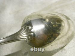 Antique Solid Silver Table Spoon, Minerva, Jacques Spoon Silver