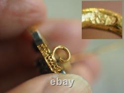 Antique Solid Silver and 18K Solid Gold Diamond Brooch