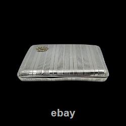 Antique Solid Silver and Gold Cigarette Case