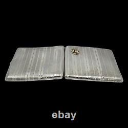 Antique Solid Silver and Gold Cigarette Case