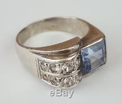 Antique Sterling Silver 800 Ring Size 56 Antique Sterling Silver Silber Ring