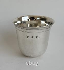 Antique Sterling Silver Curon Hunting Cup, Fermiers Généraux Period