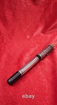 Antique Sterling Silver Fountain Pen with 18k Gold Nib