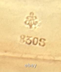 Antique Sterling Silver Matchbox, 46g, Swedish, Sweden