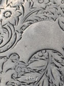 Antique Swiss Pocket Watch Solid Silver Needs Servicing