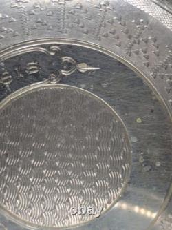 Antique Swiss Pocket Watch Solid Silver Needs Servicing