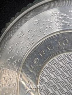 Antique Swiss Pocket Watch Solid Silver Needs Servicing