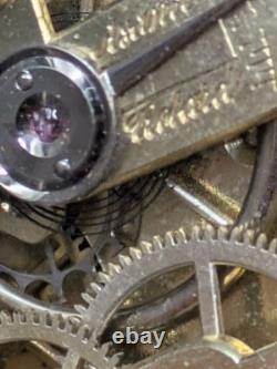 Antique Swiss Pocket Watch Solid Silver Needs Servicing