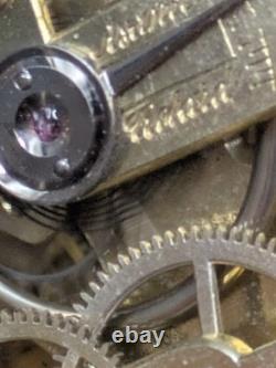 Antique Swiss Pocket Watch Solid Silver Needs Servicing