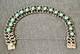 Antique Turquoise Bracelet In Solid Silver, 925 Stamp Mexico
