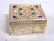 Antique Vermeil Gold Box On Solid Silver With Russian Enamel 84