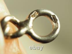 Antique Vermeil Solid Silver Sautoir Necklace Large 142cm