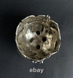 Antique Vine Bowl Sterling Silver Italy ATTILIO DE LUCA Art Nouveau