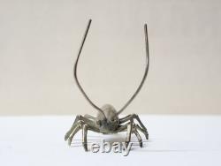 Antique and beautiful lobster sculpture in solid silver, 19th–20th century