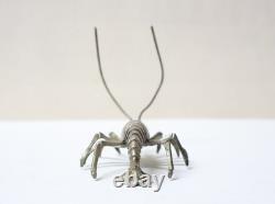 Antique and beautiful lobster sculpture in solid silver, 19th–20th century