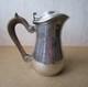 Antique Beautiful Selfish Jug Marabout Style In Hammered Solid Silver Minerva