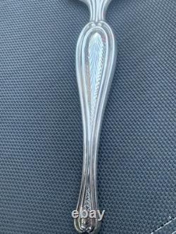 Antique beveled silver 800 hallmarked hand mirror face
