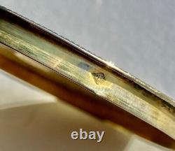 Antique box or snuffbox in solid silver with vermeil interior in Louis XV style