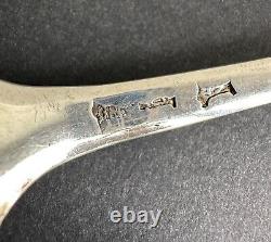 Antique farmers general silver fork sterling silver Minerva hallmarks 18th century