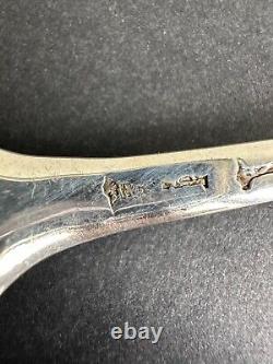 Antique farmers general silver fork sterling silver Minerva hallmarks 18th century