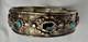 Antique Hinged Ethnic Silver Bracelet, Berber, Kabyle