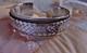 Antique Open Braided Cuff Bracelet Solid Silver