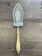 Antique Pierced Silver Serving Spoon With Old Man's Hallmark