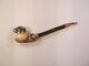 Antique Pipe Sea Foam With Sculpted Silver Cap And Scallop Shell