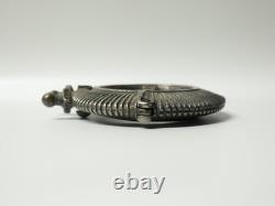 Antique rare solid silver bracelet from Rajasthan, very beautiful 19th-century decoration