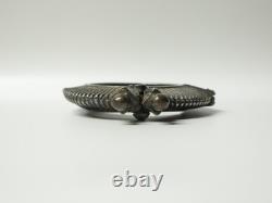 Antique rare solid silver bracelet from Rajasthan, very beautiful 19th-century decoration