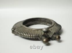 Antique rare solid silver bracelet from Rajasthan, very beautiful 19th-century decoration