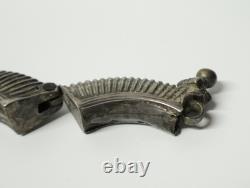 Antique rare solid silver bracelet from Rajasthan, very beautiful 19th-century decoration