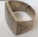 Antique Ring, Talisman, Silver, Unique, Magic Square, Africa