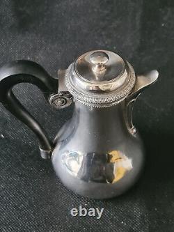 Antique selfish solid silver pitcher, Vieillard hallmark, 132 grams