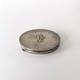 Antique Silver 800 And Gold Powder Compact Mirror French Work Late 19th Century