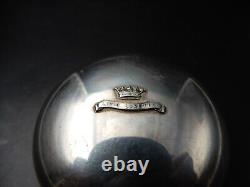 Antique silver box Livio Loretta Silver 800 Crown Italy 5.3 cm