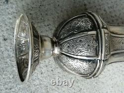 Antique silver powder shaker solid silver hallmark