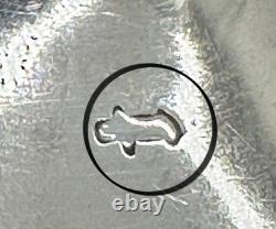 Antique silver single-stem vase, Edwardian style, lion passant hallmark