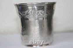 Antique silver timbale, Minerva hallmark, 60 g