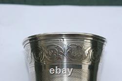 Antique silver timbale, Minerva hallmark, 60 g